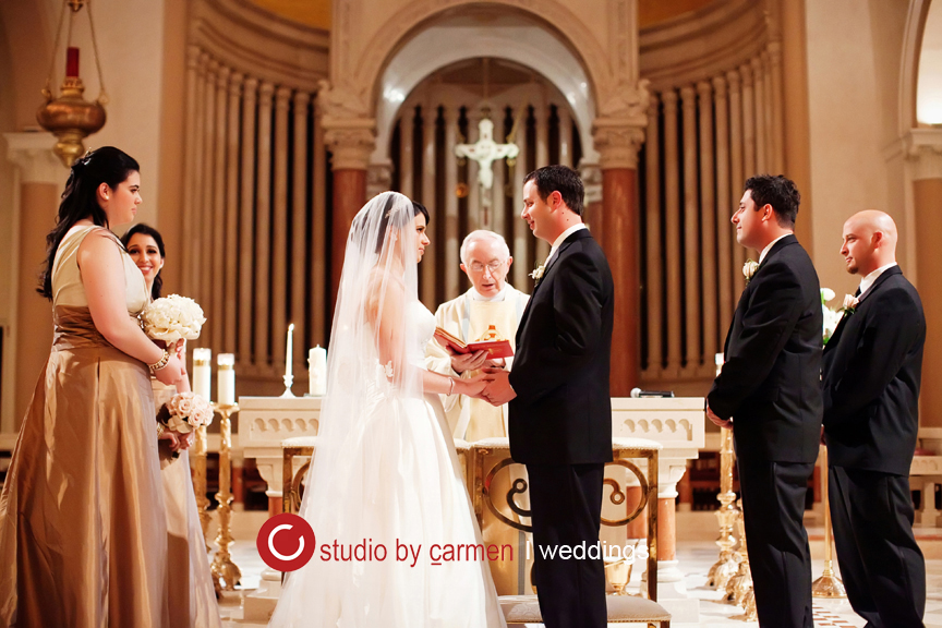 St. Patrick Church wedding ceremony Wedding photographer St Patrick Church